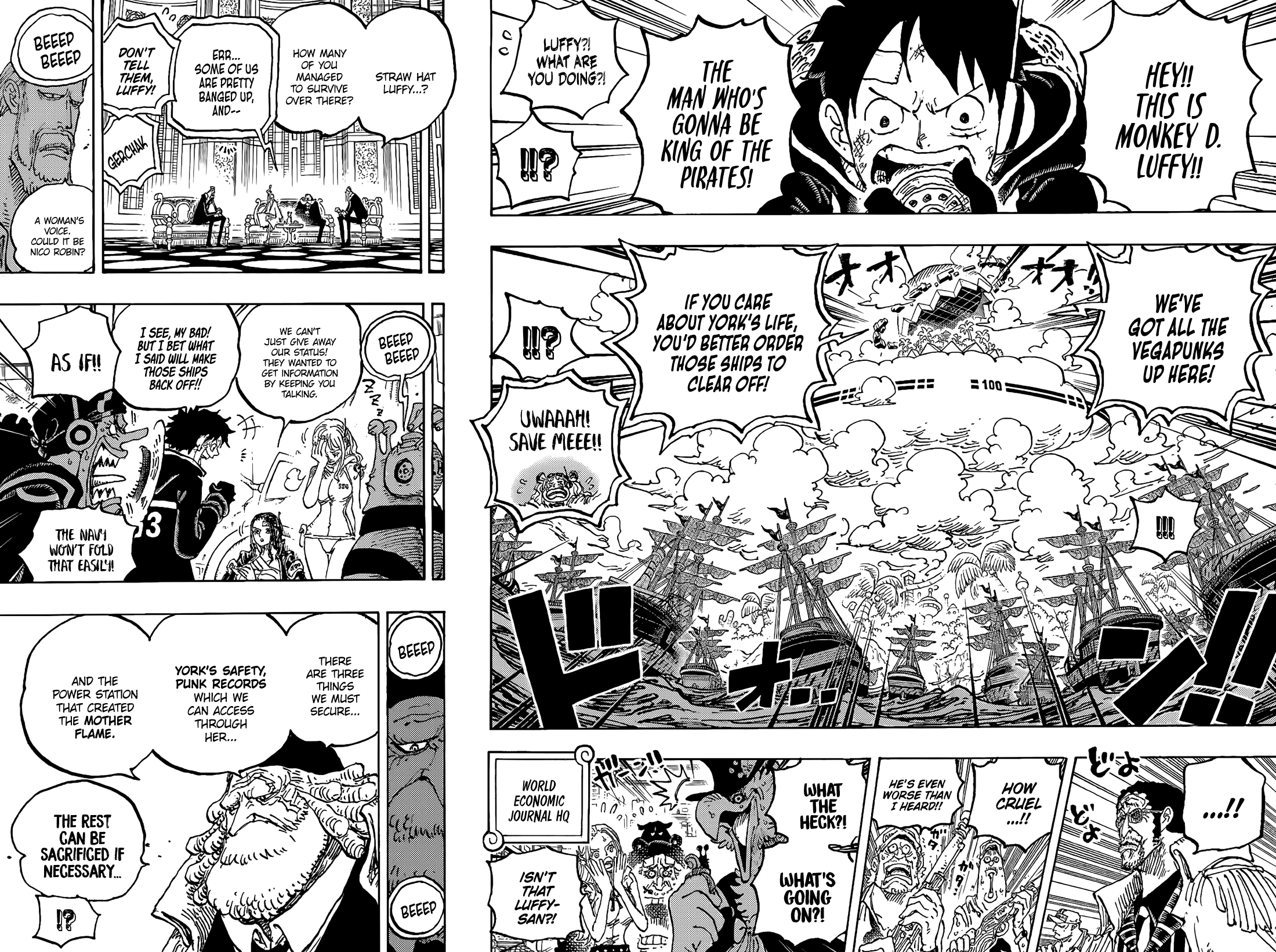 Read One Piece Chapter 1044 - Manganelo