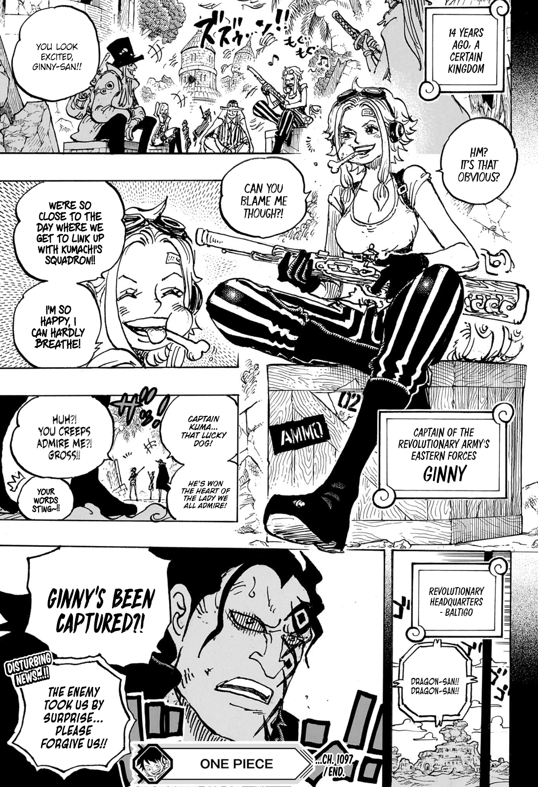 Read One Piece Chapter 1097: Ginny on Mangakakalot