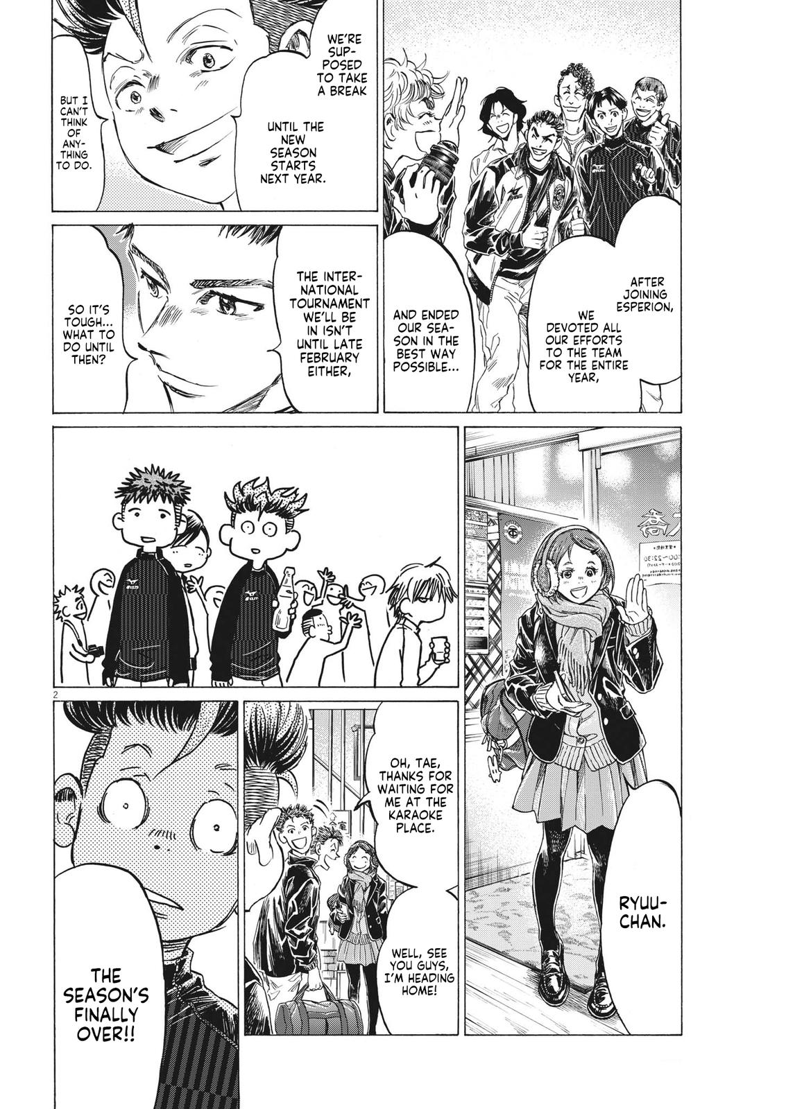 Ao Ashi, Chapter 349 - Ao Ashi Manga Online