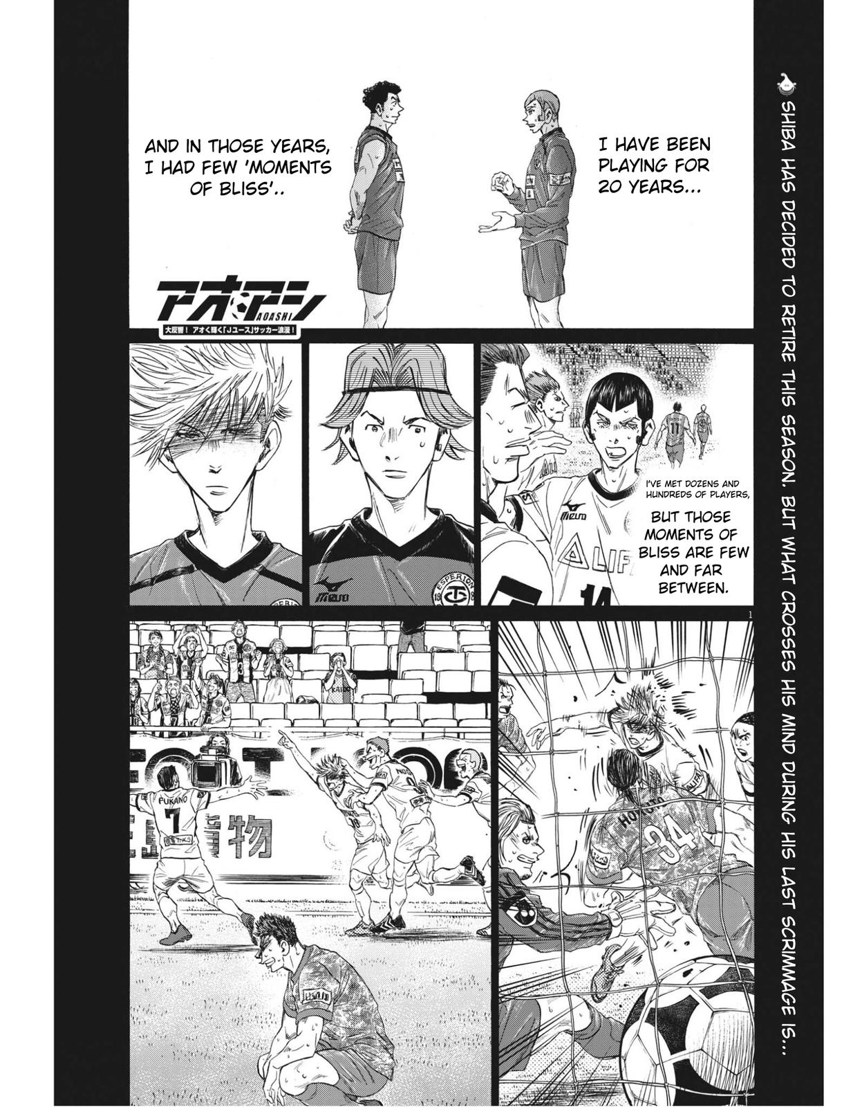 Ao Ashi, Chapter 345 - Ao Ashi Manga Online