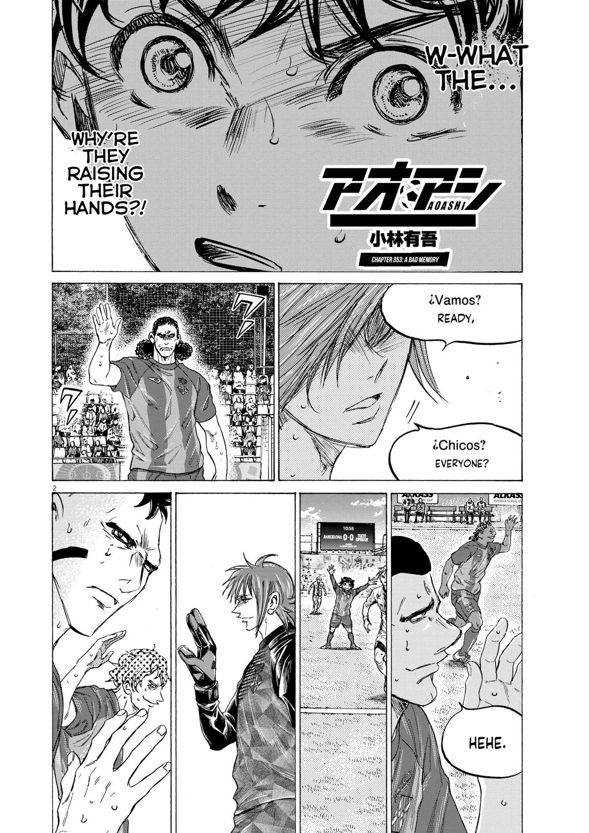 Ao Ashi, Chapter 109 - Ao Ashi Manga Online