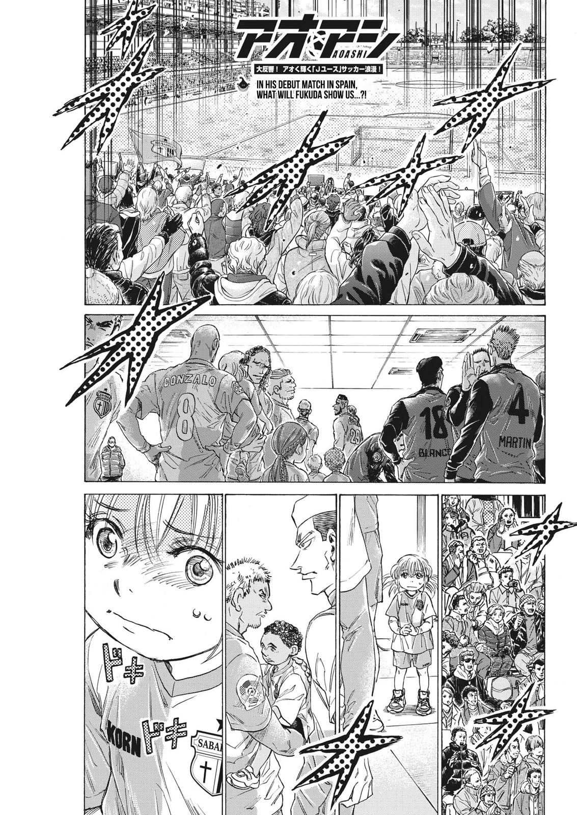 Ao Ashi, Chapter 279 - Ao Ashi Manga Online