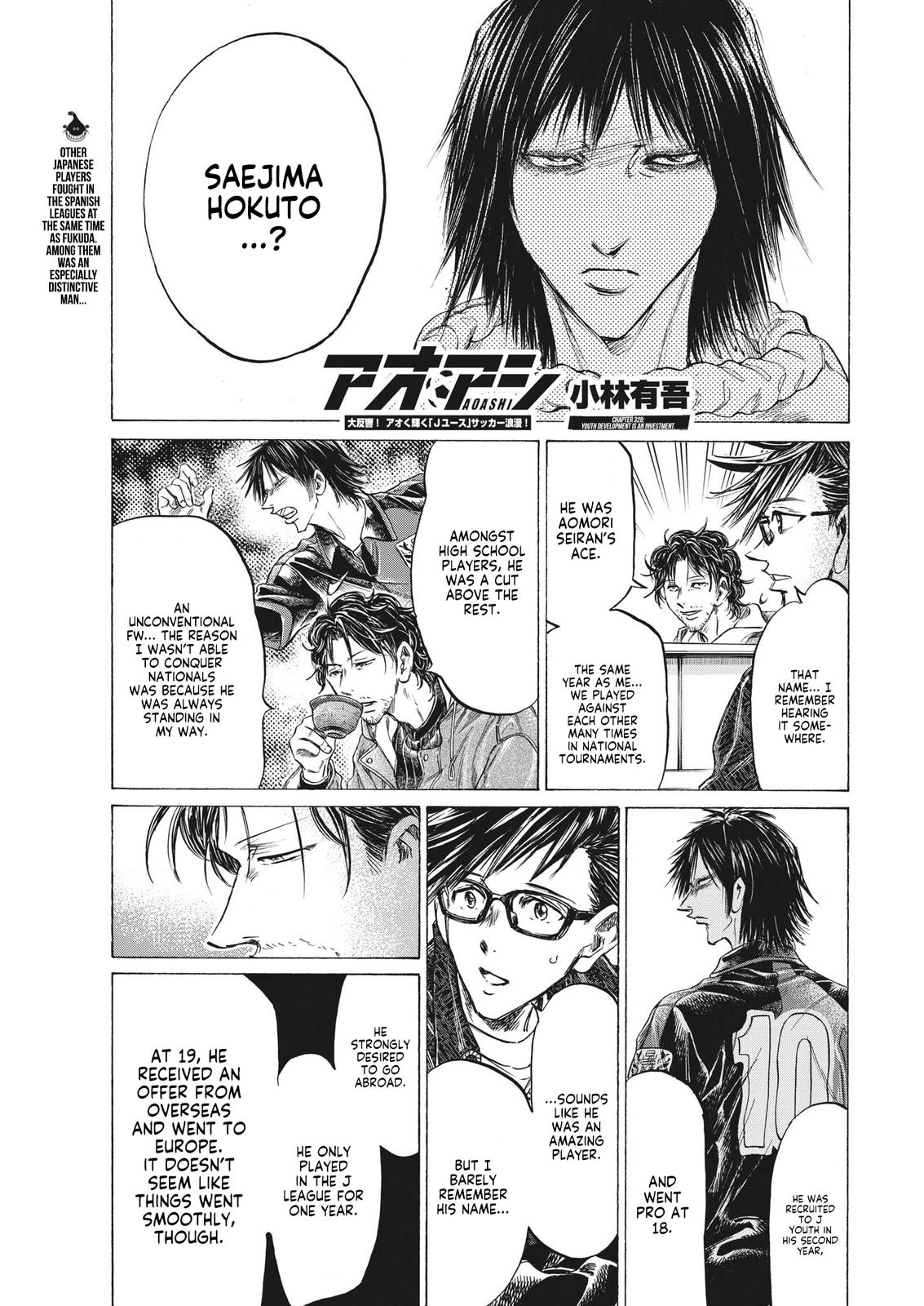 Ao Ashi, Chapter 109 - Ao Ashi Manga Online